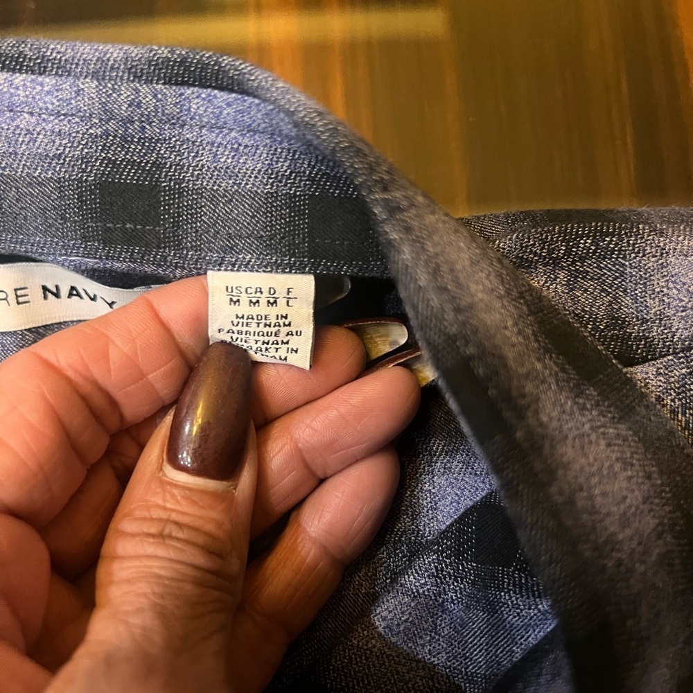 TopMan/Pure navy men’s button shirts - Picture 2 of 10
